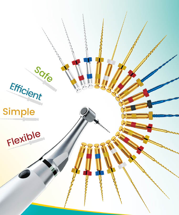 EKS-Endo Motor, Gutta Purcha points, Niti Hand Use Files